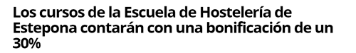 Escuela de Hosteleria de estepona